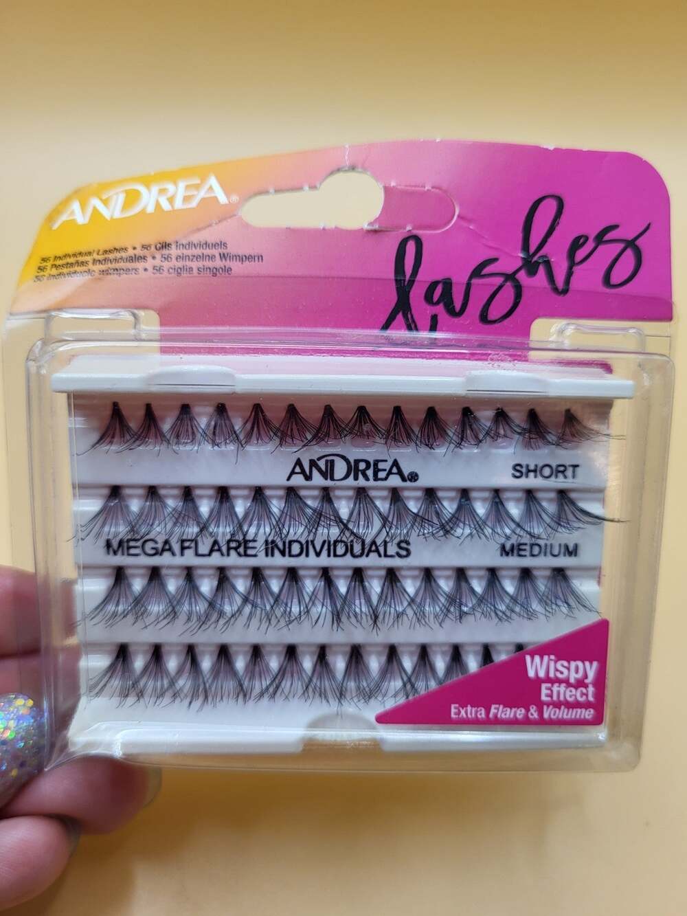 Andrea Lashes Wispy Effect 56 Individual Lashes Extra Flare & Volume